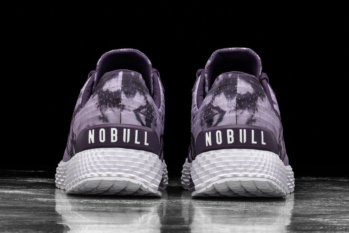 Nobull Tie-Dye Ripstop Runner Men's Running Shoes Purple | Australia (WK0256)